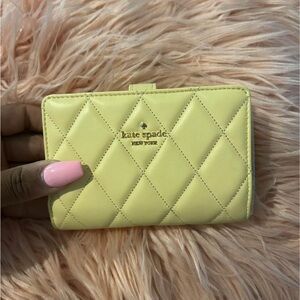 Beautiful Kate Spade quilted leather wallet